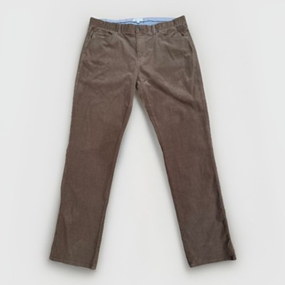 Peter Millar Crown Men's Size 38x33 Superior Soft Corduroy Five-Pocket Pant